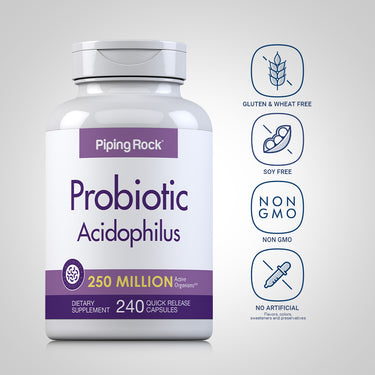 Probiotic Acidophilus 250 Million Organisms, 240 Quick Release Capsules