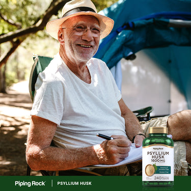 Psyllium Husks, 1600 mg (per serving), 240 Quick Release Capsules