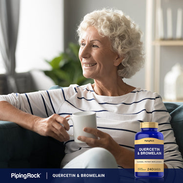 Quercetin Plus Bromelain, 360 mg (per serving), 240 Quick Release Capsules