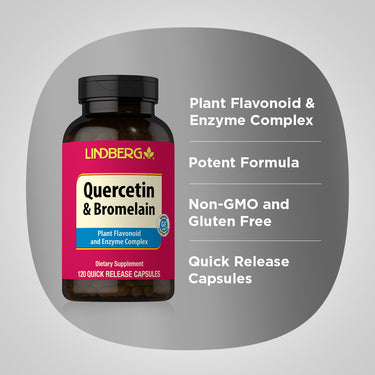 Quercetin & Bromelain, 120 Quick Release Capsules