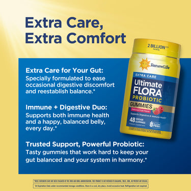 Ultimate Flora Probiotic Gummies, 48 Vegan Gummies