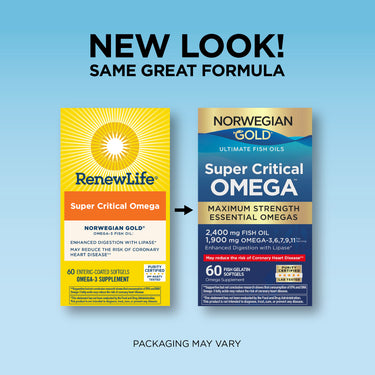 Norwegian Gold Super Critical Omega, 60 Fish Gelatin Softgels