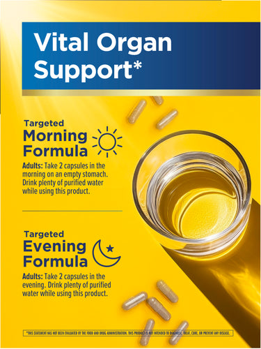 3 Day Liver Cleanse Vital Organ Support, 12 Vegetarian Capsules