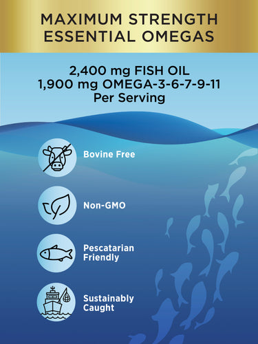 Norwegian Gold Super Critical Omega, 30 Fish Gelatin Softgels