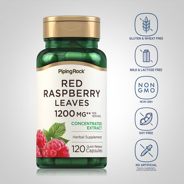Red Raspberry Leaves, 1200 mg (per serving), 120 Quick Release Capsules