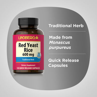 Red Yeast Rice, 600 mg, 120 Quick Release Capsules
