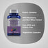 Product highlights graphic stating Potent Complex, With Blueberry and Red Wine Extract, Non-GMO, Gluten Free, Vegetarian Capsules.