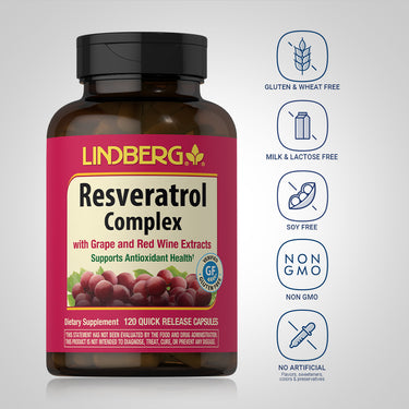Resveratrol Complex, 120 Quick Release Capsules