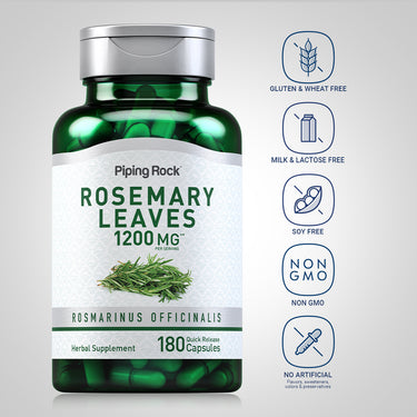 Rosemary, 1200 mg (per serving), 180 Quick Release Capsules