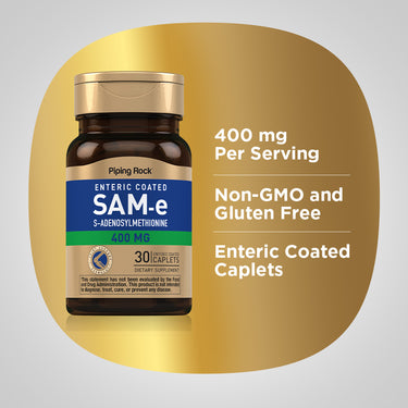 SAM-e Enteric Coated, 400 mg, 30 Enteric Coated Caplets