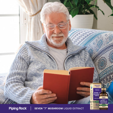 Seven "7" Mushroom Liquid Extract, 4 fl oz (118 mL) Dropper Bottle