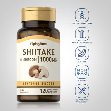 Shiitake Mushroom, 1000 mg, 120 Quick Release Capsules