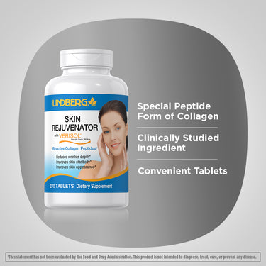 Skin Rejuvenator with Verisol Bioactive Collagen Peptides, 270 Caplets