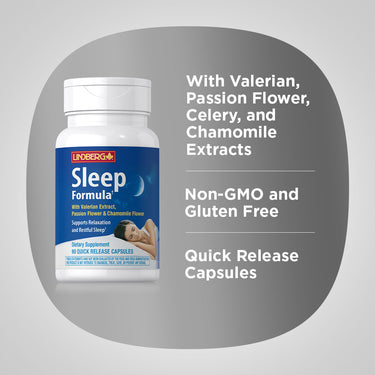 Sleep Formula with Valerian Extract, 90 Quick Release Capsules