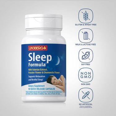 Sleep Formula with Valerian Extract, 90 Quick Release Capsules