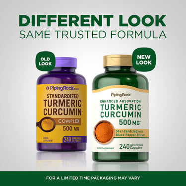 Standardized Turmeric Curcumin Complex, 500 mg, 240 Quick Release Capsules
