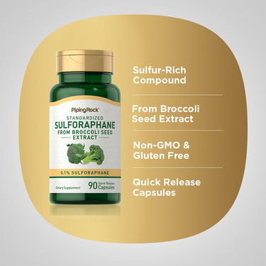 Sulforaphane (From Broccoli), 90 Quick Release Capsules