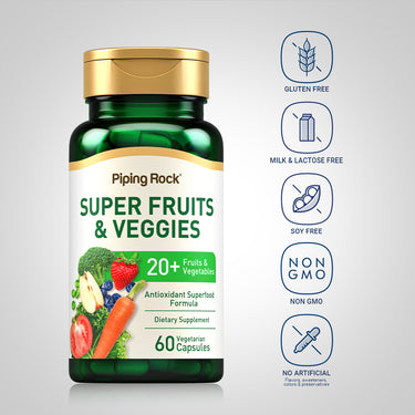 Super Fruits and Veggies, 60 Vegetarian Capsules