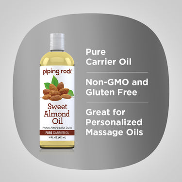 Sweet Almond Oil, 16 fl oz (473 mL) Bottle