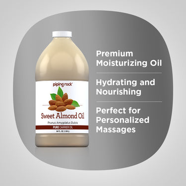 Sweet Almond Oil, 64 fl oz (1.89 L) Bottle