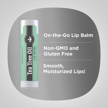 Tea Tree Oil Lip Balm, 0.15 oz (4 g) Tube