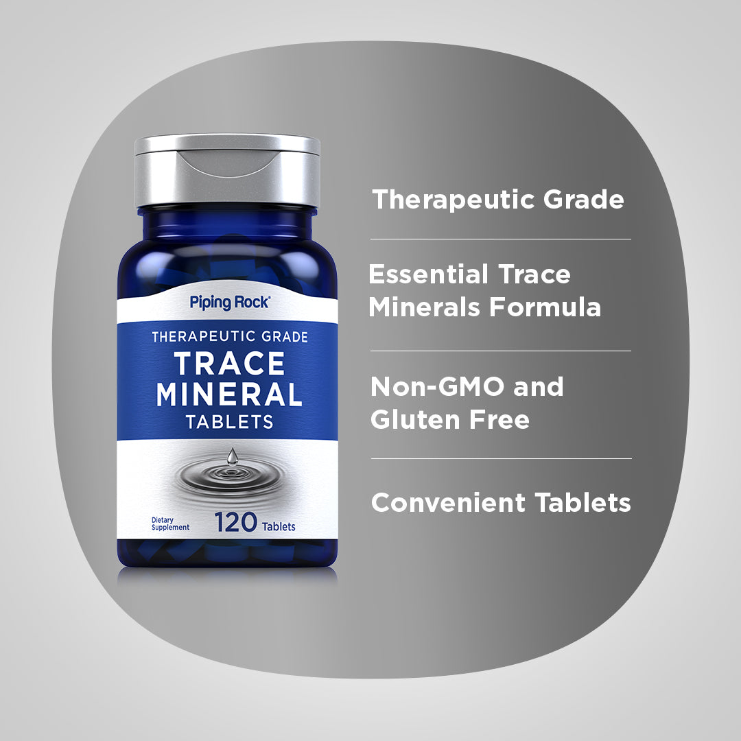 Trace Mineral, 120 Tablets