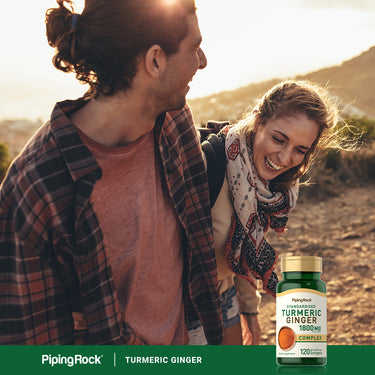 Turmeric Ginger Complex Standardized, 1800 mg (per serving), 120 Quick Release Softgels