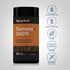 Turmeric CoQ10 bottle with icons indicating Gluten, Wheat, Milk, Lactose, and Soy Free, Non GMO, No Artificial Additives.
