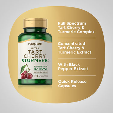 Turmeric with Tart Cherry, 120 Quick Release Capsules