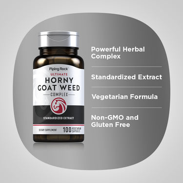 Ultimate Horny Goat Weed Complex, 100 Vegetarian Capsules