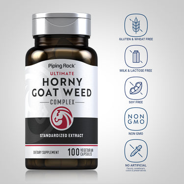 Ultimate Horny Goat Weed Complex, 100 Vegetarian Capsules