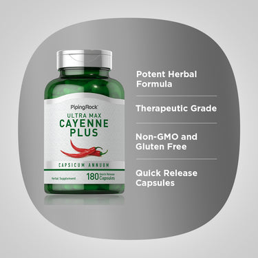Ultra Max Cayenne Plus, 180 Quick Release Capsules