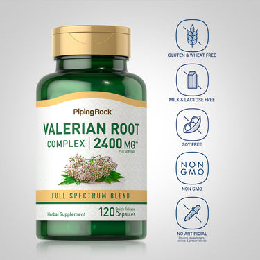 Valerian Root, 2400 mg, 120 Quick Release Capsules