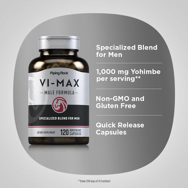 Vi-Max Male "MEN ONLY", 120 Quick Release Capsules