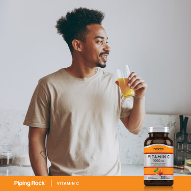 Vitamin C 1000 mg with Bioflavonoids & Rose Hips, 250 Coated Caplets