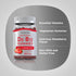 Product highlights graphic stating Essential Vitamins, Vegetarian Gummies, Delicious Strawberry Flavor, Non-GMO and Gluten Free.