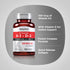Product highlights graphic stating 100 mcg of Vitamin K2, with Vitamin D for added support, potent complex formula, quick release softgels.