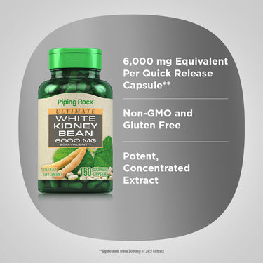 White Kidney Bean, 6000 mg, 150 Quick Release Capsules