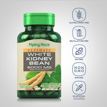 White Kidney Bean, 6000 mg, 150 Quick Release Capsules