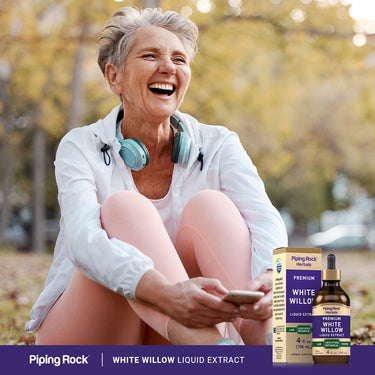 White Willow Bark Liquid Extract Alcohol Free, 4 fl oz (118 mL) Dropper Bottle