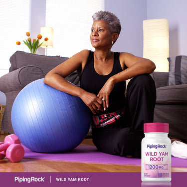 Wild Yam Root, 1200 mg, 100 Quick Release Capsules