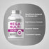 Product highlights graphic stating Specifically Designed for Women 50+, High Potency Formula, Essential Vitamins, Convenient Caplets.