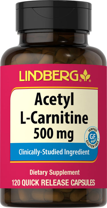 Acetyl L-Carnitine, 500 mg, 120 Quick Release Capsules