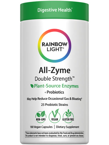 Advanced Enzyme System Double Strength All-Zyme, 180 Vegan Capsules