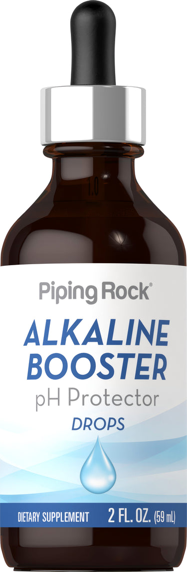 Alkaline Booster pH Protector Drops, 2 FL. OZ. (59 mL) Dietary Supplement bottle.