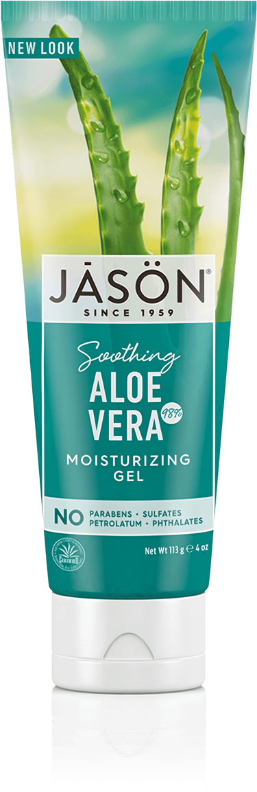 Aloe Vera 98% Soothing Moisturizing Gel, 4 oz (113 g) Tube
