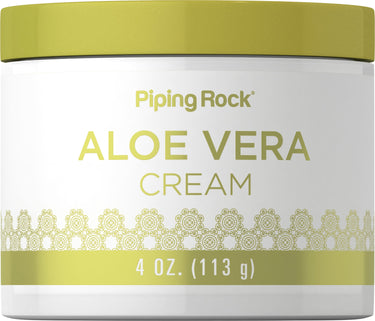 Aloe Vera Cream in a 4 oz (113 g) jar.
