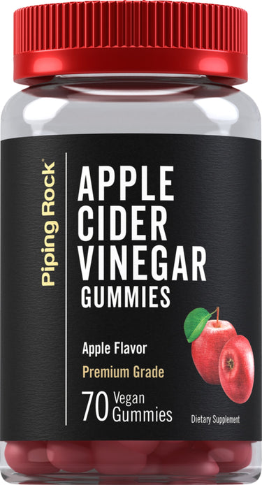 Apple Cider Vinegar (Delicious Apple), 70 Vegan Gummies