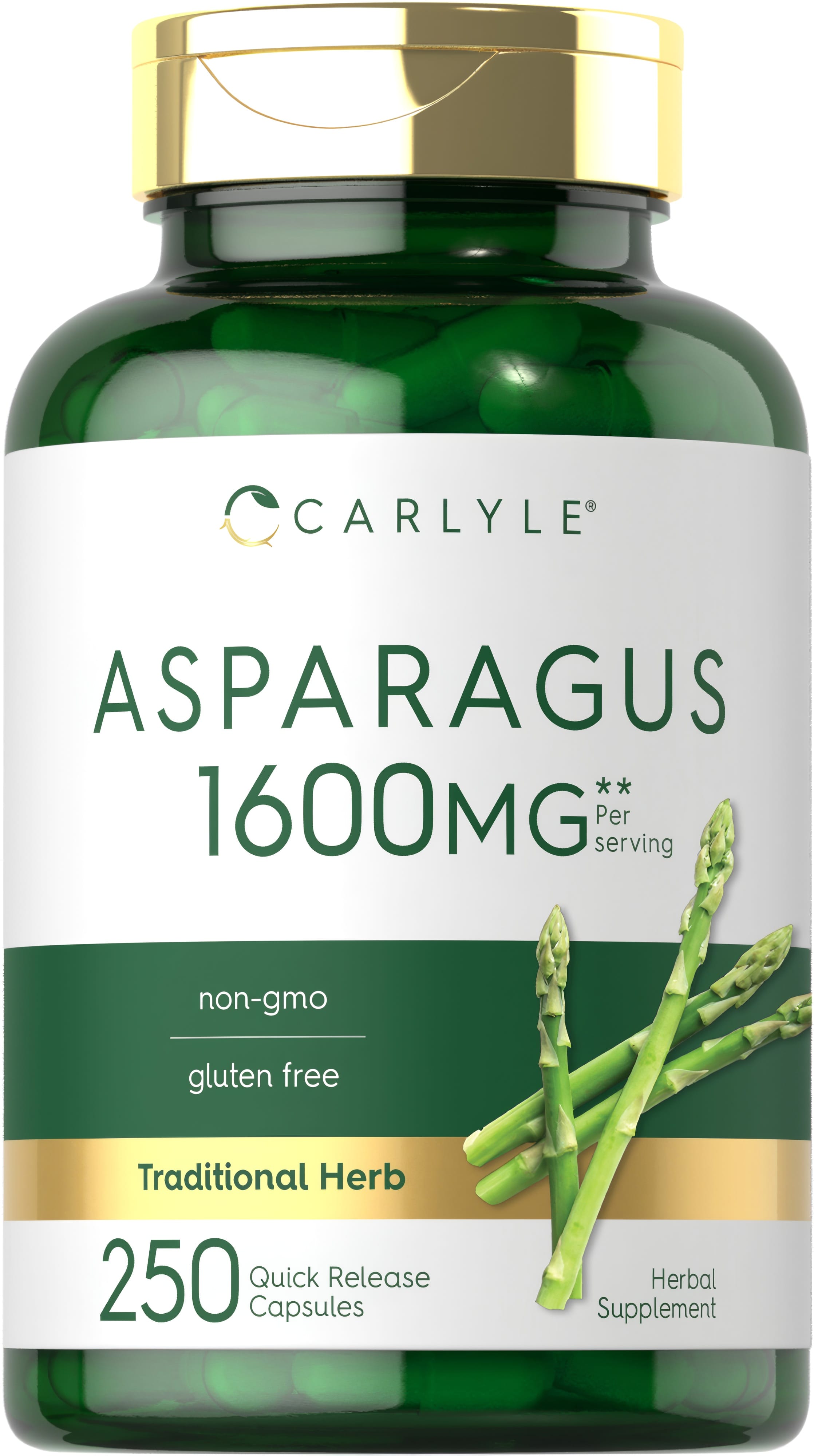 Asparagus, 1600 mg (per serving), 250 Quick Release Capsules