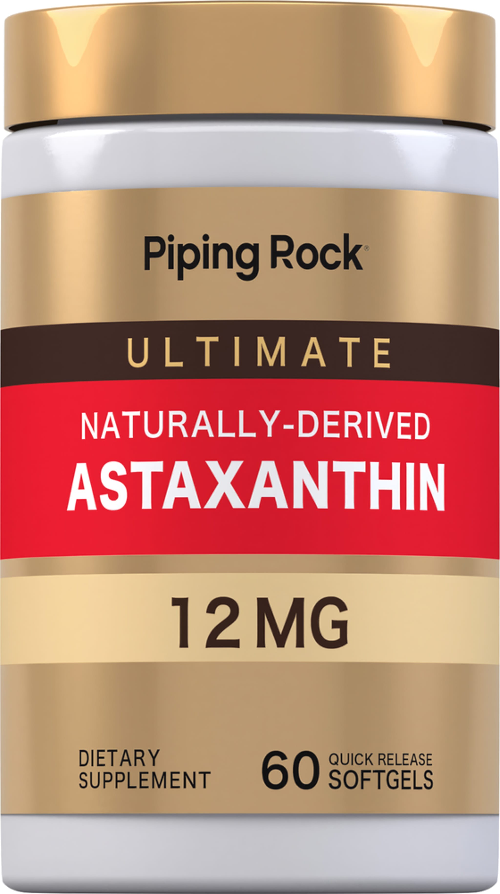 Astaxanthin, 12 mg, 60 Quick Release Softgels
